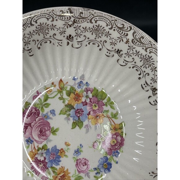 VTG 4 Royal National Brotherhood Operative Potters 22k Gold Berry Bowls #5265 - Picture 14 of 15